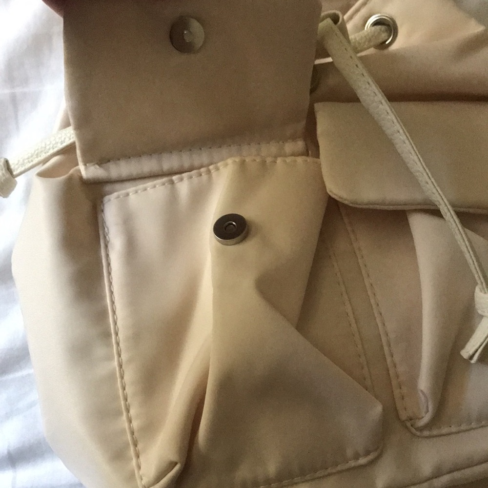 Drawstring Flap-Pocket Backpack - Picture 3 of 5